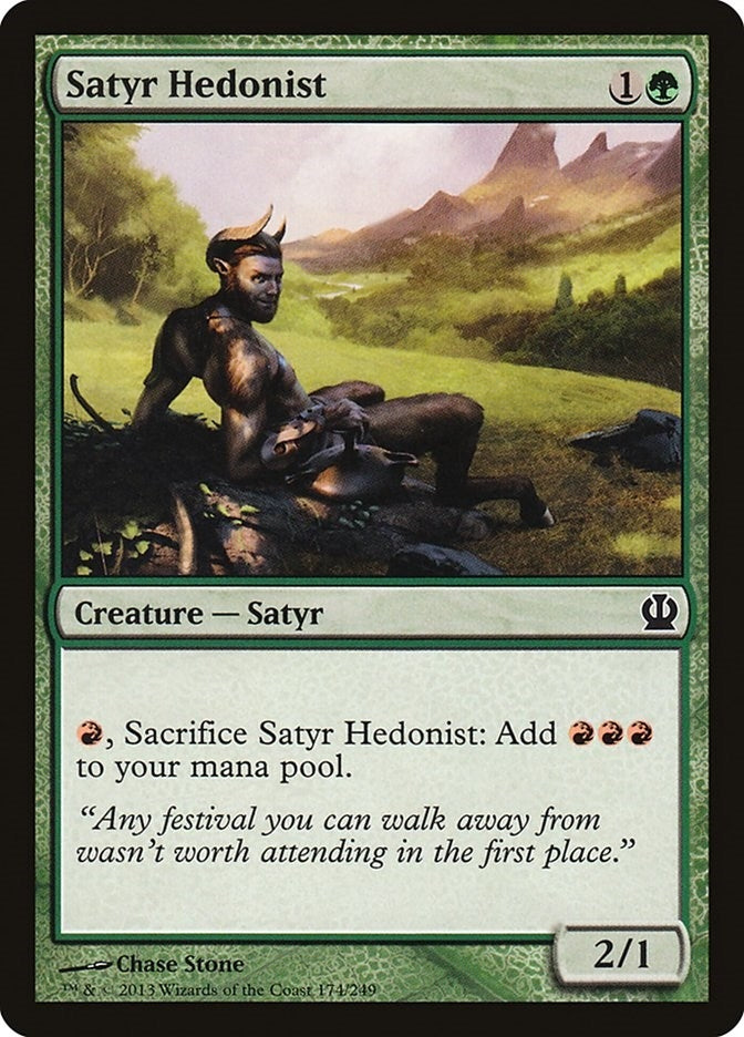Image for Satyr Hedonist (174) (Theros) - Magic: The Gathering