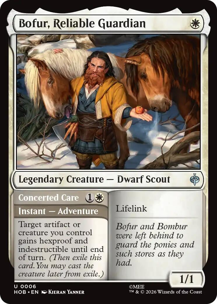 Image for Bofur, Reliable Guardian (6) (The Hobbit) (HOB) - Magic: The Gathering
