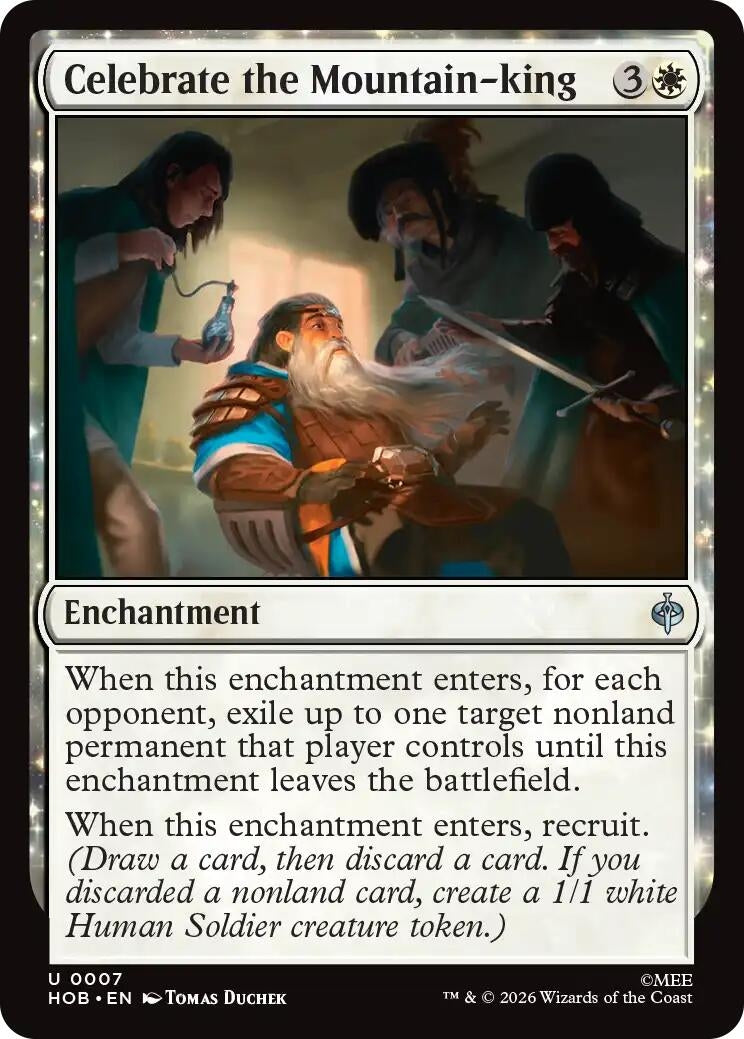Image for Celebrate the Mountain-king (7) (The Hobbit) (HOB) - Magic: The Gathering