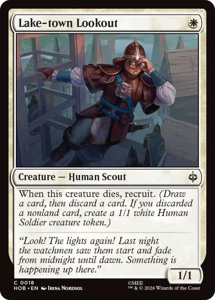 Image for Lake-town Lookout (18) (The Hobbit) (HOB) - Magic: The Gathering