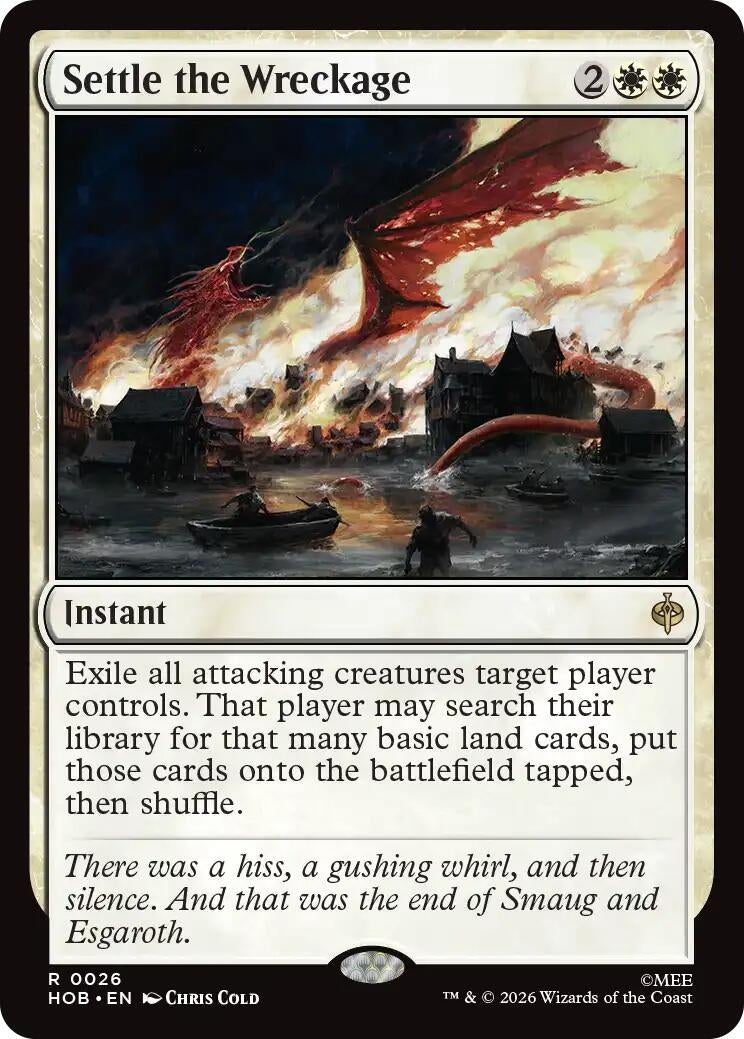 Image for Settle the Wreckage (26) (The Hobbit) (HOB) - Magic: The Gathering