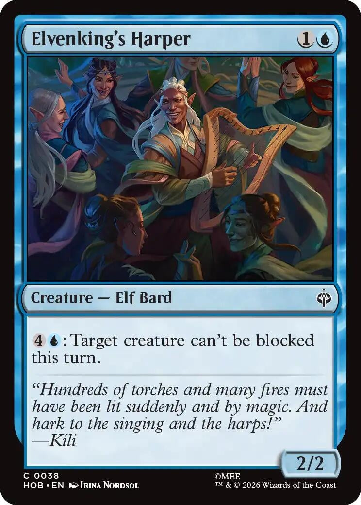 Image for Elvenking's Harper (38) (The Hobbit) (HOB) - Magic: The Gathering