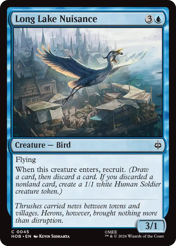 Image for Long Lake Nuisance (45) (The Hobbit) (HOB) - Magic: The Gathering