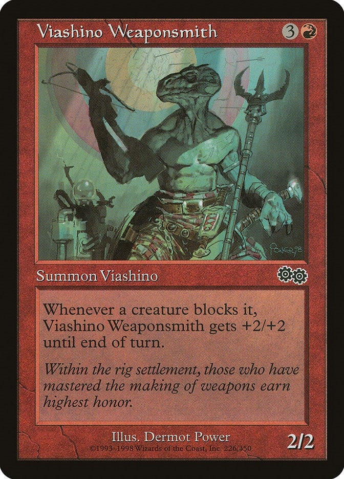 Image for Viashino Weaponsmith (226) (Urza's Saga) - Magic: The Gathering