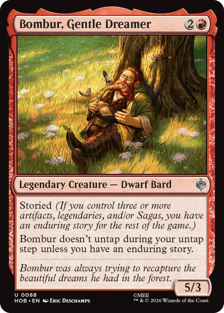 Image for Bombur, Gentle Dreamer (88) (The Hobbit) (HOB) - Magic: The Gathering