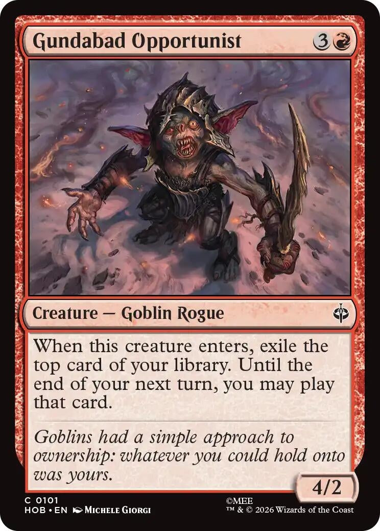 Image for Gundabad Opportunist (101) (The Hobbit) (HOB) - Magic: The Gathering