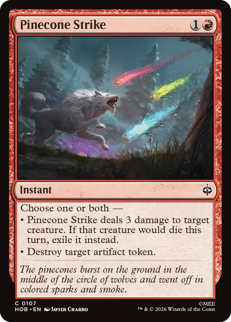 Image for Pinecone Strike (107) (The Hobbit) (HOB) - Magic: The Gathering