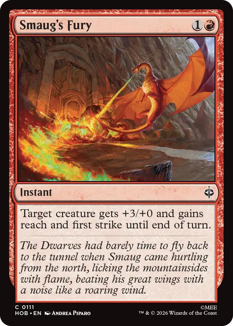 Image for Smaug's Fury (111) (The Hobbit) (HOB) - Magic: The Gathering