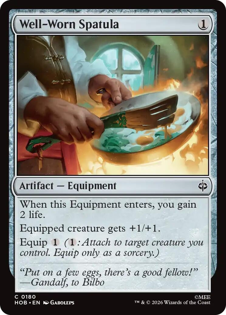 Image for Well-Worn Spatula (180) (The Hobbit) (HOB) - Magic: The Gathering