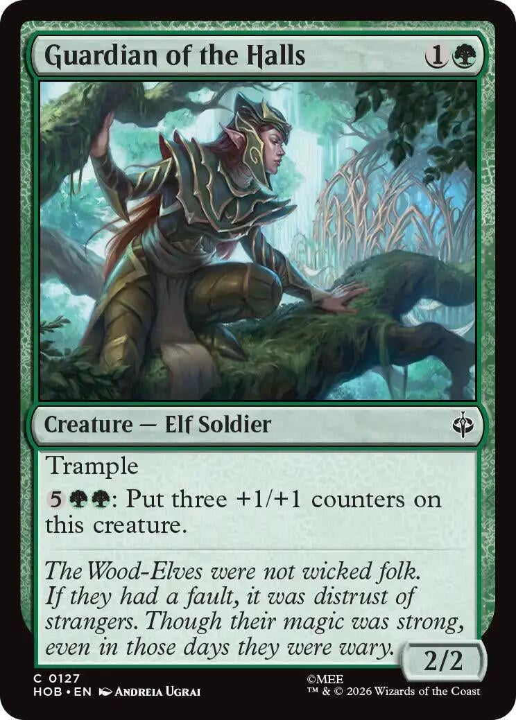 Image for Guardian of the Halls (127) (The Hobbit) (HOB) - Magic: The Gathering