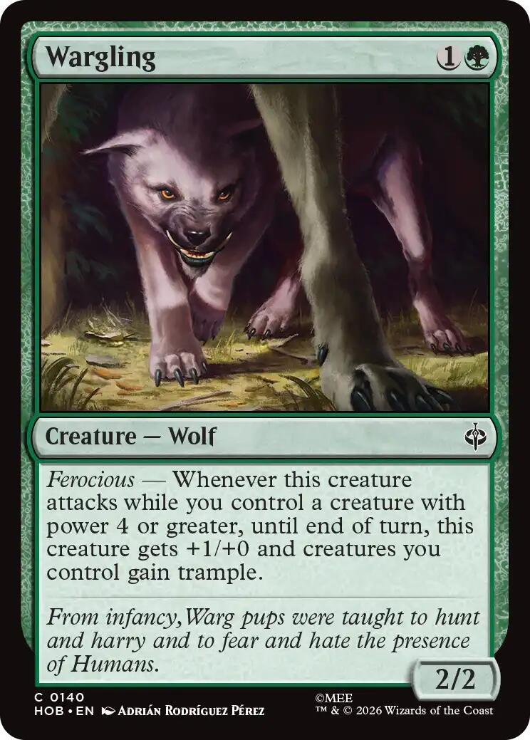Image for Wargling (140) (The Hobbit) (HOB) - Magic: The Gathering