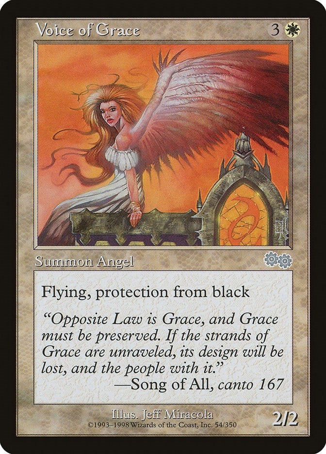 Image for Voice of Grace (54) (Urza's Saga) - Magic: The Gathering