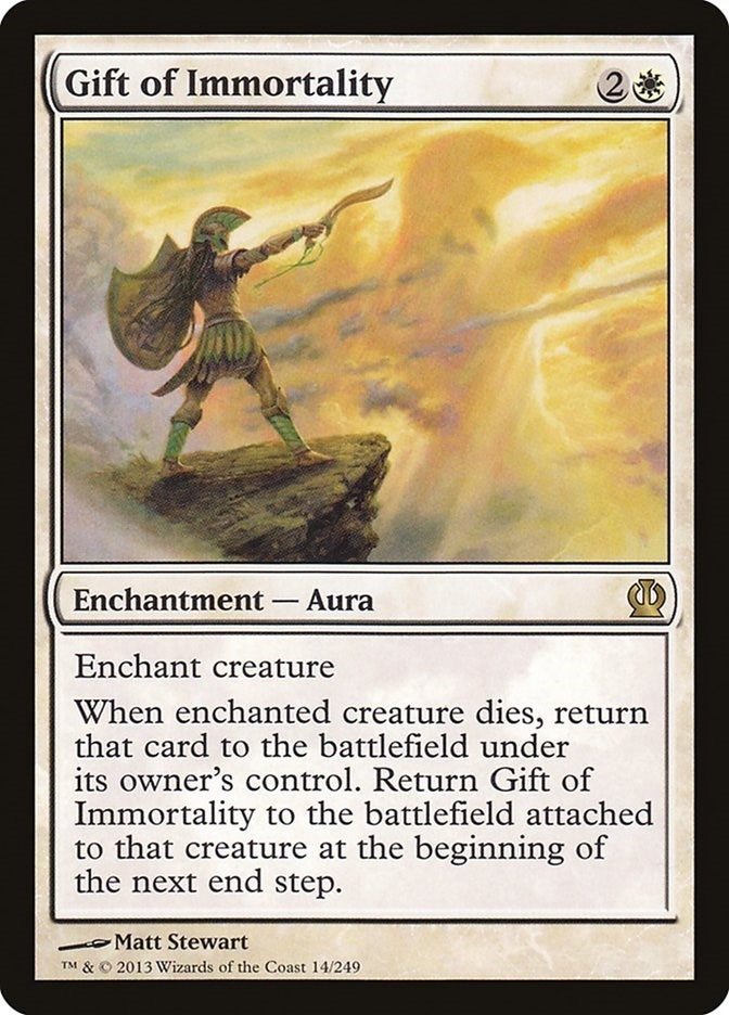 Image for Gift of Immortality (14) (Theros) - Magic: The Gathering