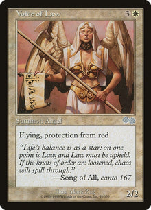 Image for Voice of Law (55) (Urza's Saga) - Magic: The Gathering