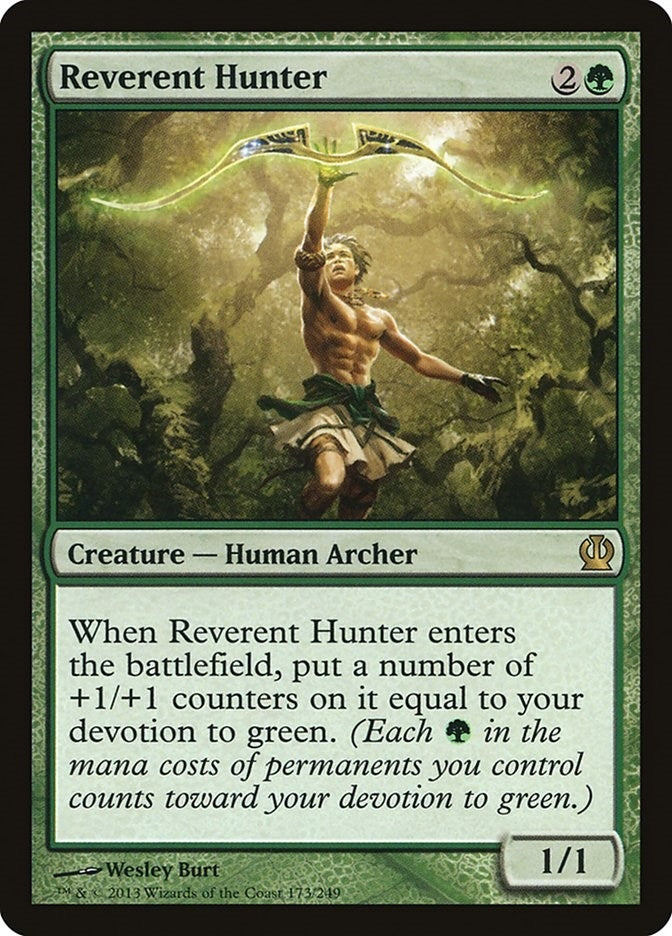 Reverent Hunter (173) (Theros)