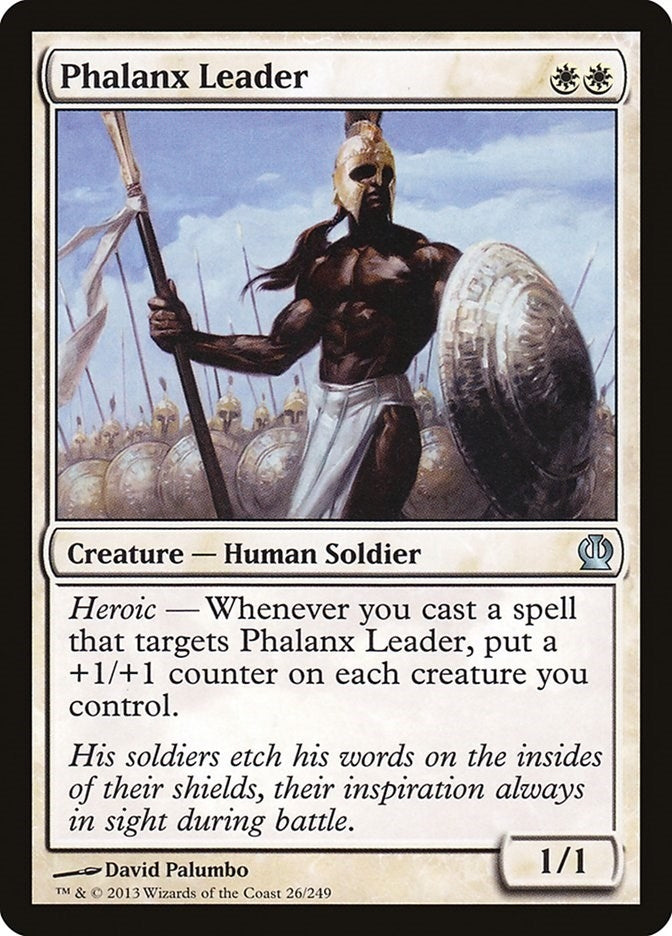 Image for Phalanx Leader (26) (Theros) - Magic: The Gathering