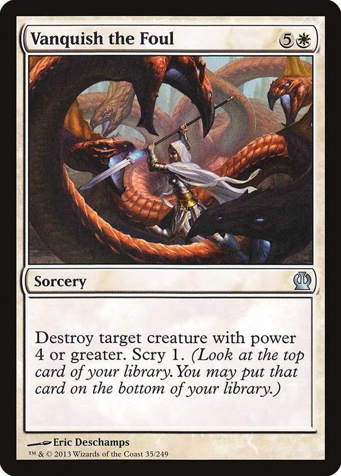 Image for Vanquish the Foul (35) (Theros) - Magic: The Gathering