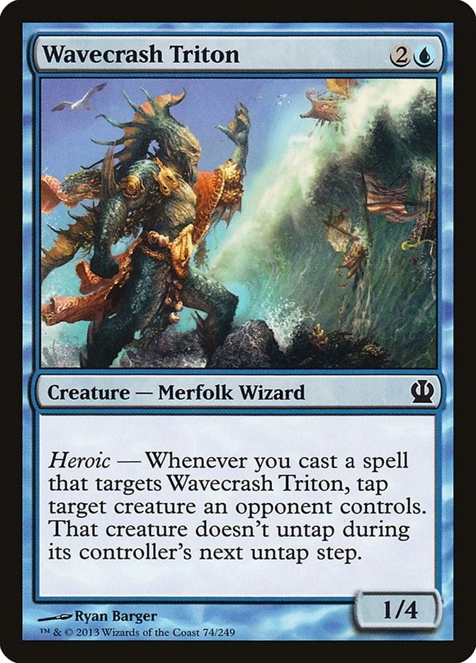 Image for Wavecrash Triton (74) (Theros) - Magic: The Gathering