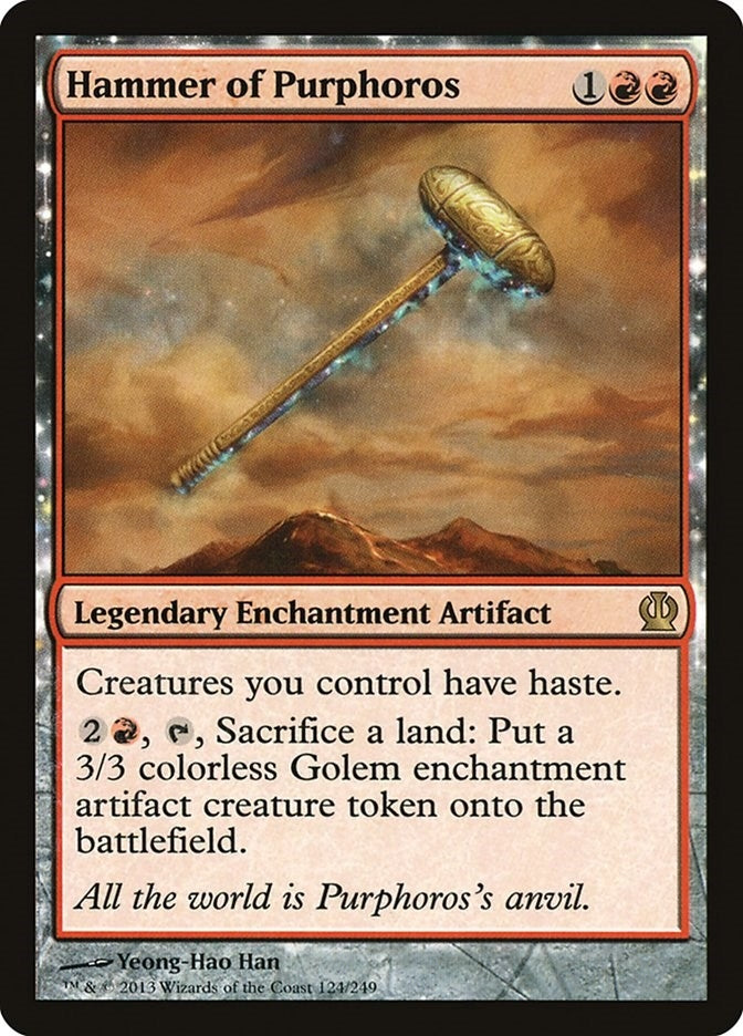 Image for Hammer of Purphoros (124) (Theros) - Magic: The Gathering