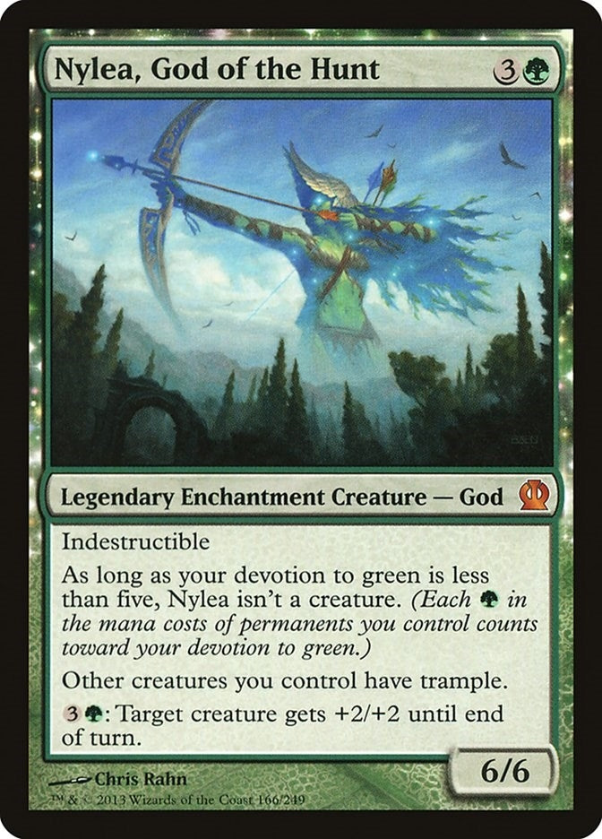 Image for Nylea, God of the Hunt (166) (Theros) - Magic: The Gathering