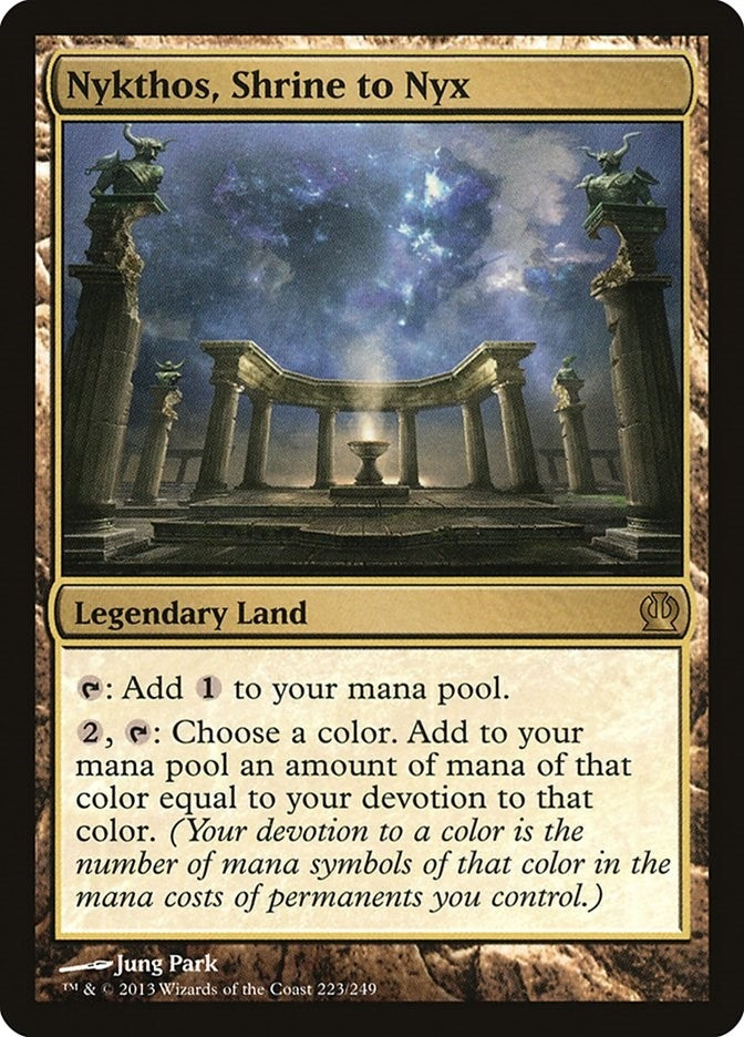 Image for Nykthos, Shrine to Nyx (223) (Theros) - Magic: The Gathering