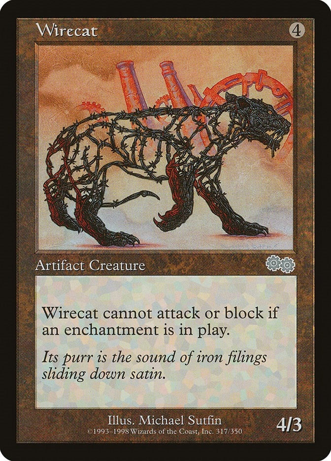 Image for Wirecat (317) (Urza's Saga) - Magic: The Gathering