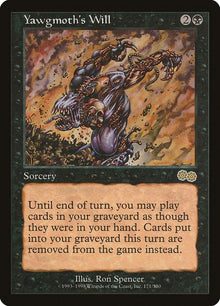 Yawgmoth's Will (171) (Urza's Saga)