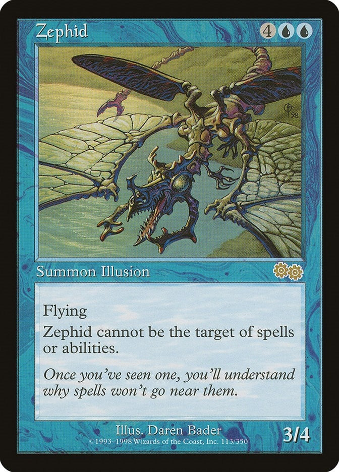 Image for Zephid (113) (Urza's Saga) - Magic: The Gathering