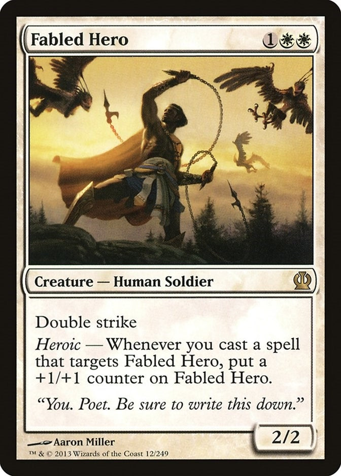 Image for Fabled Hero (12) (Theros) - Magic: The Gathering
