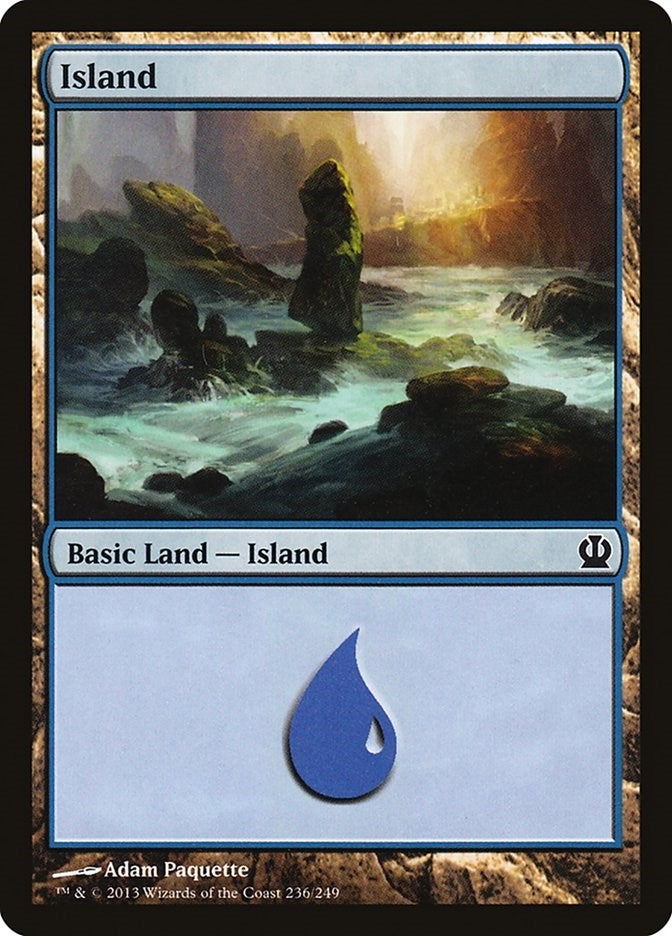 Image for Island (236) (236) (Theros) - Magic: The Gathering