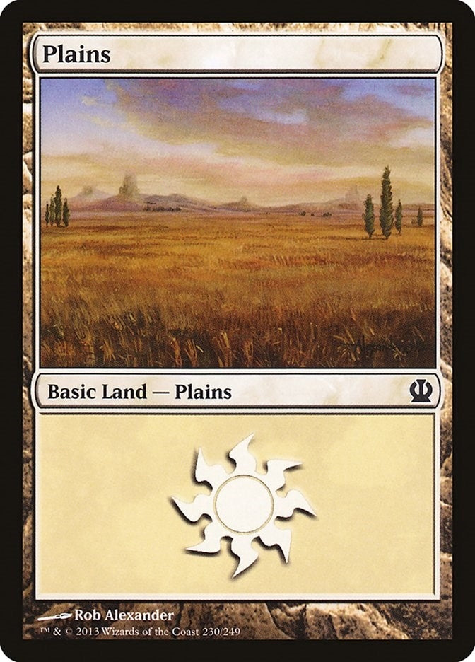 Image for Plains (230) (230) (Theros) - Magic: The Gathering