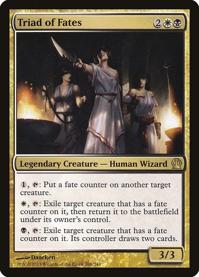 Image for Triad of Fates (206) (Theros) - Magic: The Gathering