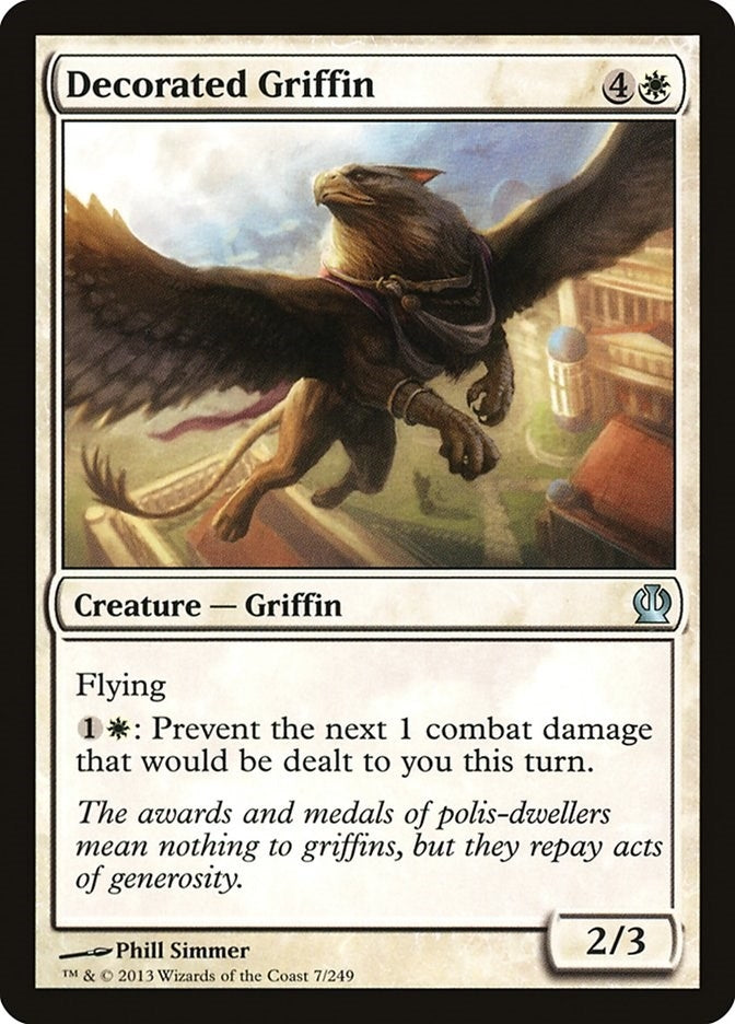 Image for Decorated Griffin (7) (Theros) - Magic: The Gathering