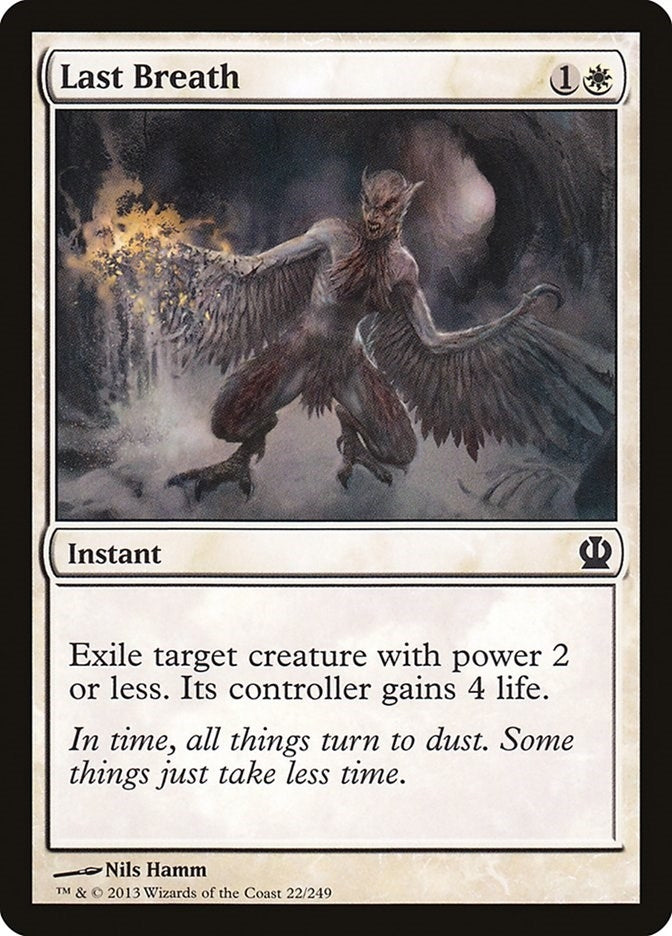 Image for Last Breath (22) (Theros) - Magic: The Gathering