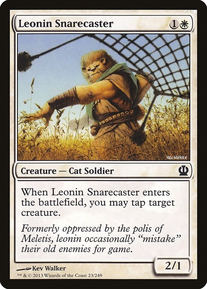 Image for Leonin Snarecaster (23) (Theros) - Magic: The Gathering