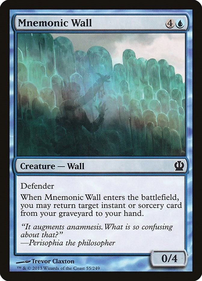 Image for Mnemonic Wall (55) (Theros) - Magic: The Gathering
