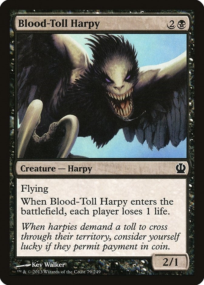 Blood-Toll Harpy (79) (Theros)