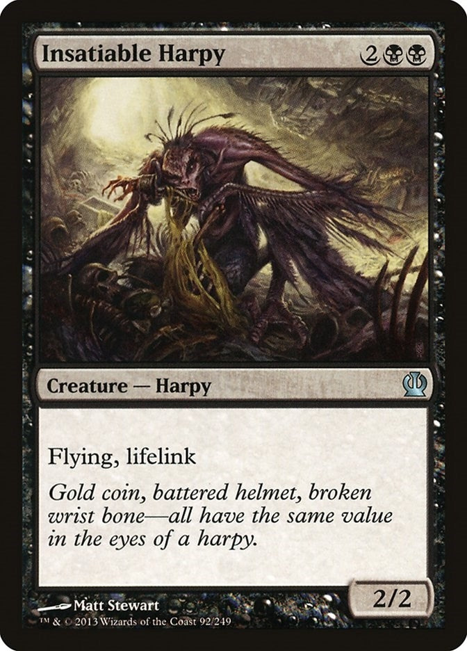 Insatiable Harpy (92) (Theros)