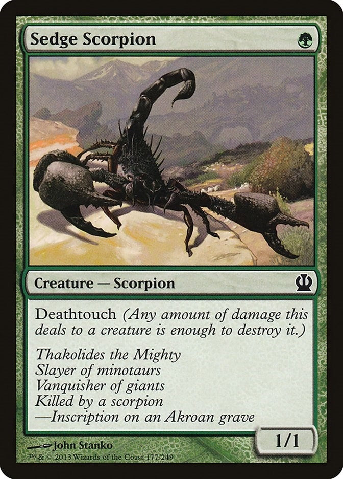 Sedge Scorpion (177) (Theros)