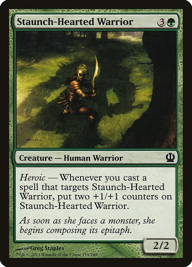 Staunch-Hearted Warrior (179) (Theros)