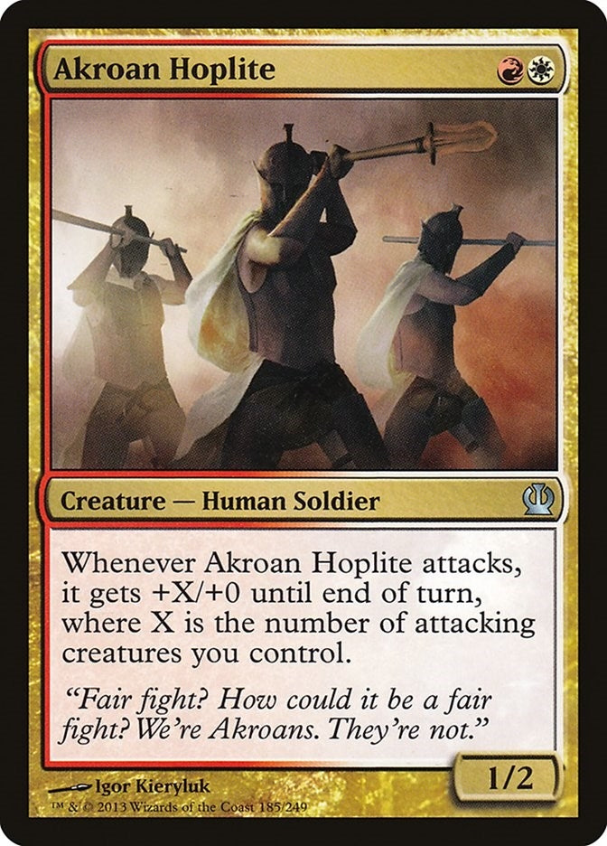 Image for Akroan Hoplite (185) (Theros) - Magic: The Gathering
