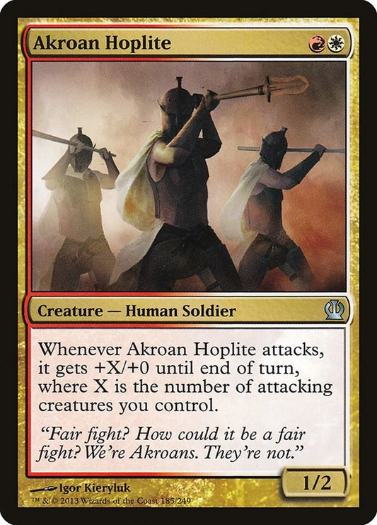 Image for Akroan Hoplite (185) (Theros) - Magic: The Gathering