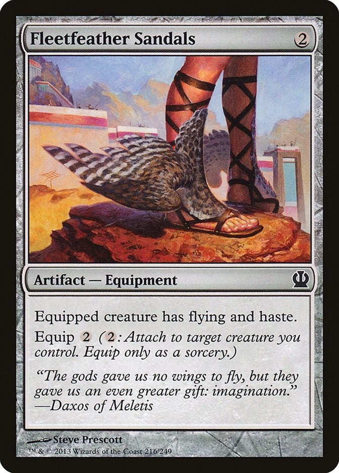 Fleetfeather Sandals (216) (Theros)
