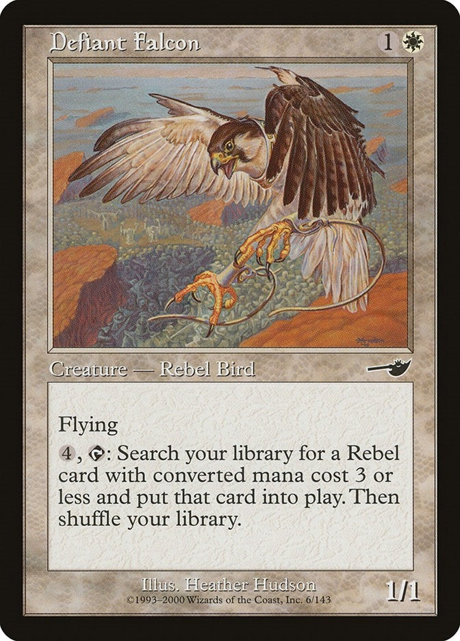 Image for Defiant Falcon (6) (Nemesis) - Magic: The Gathering