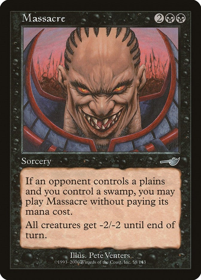 Image for Massacre (58) (Nemesis) - Magic: The Gathering