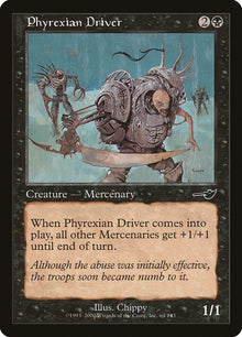 Image for Phyrexian Driver (64) (Nemesis) - Magic: The Gathering