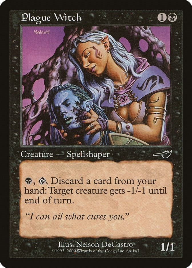 Image for Plague Witch (66) (Nemesis) - Magic: The Gathering