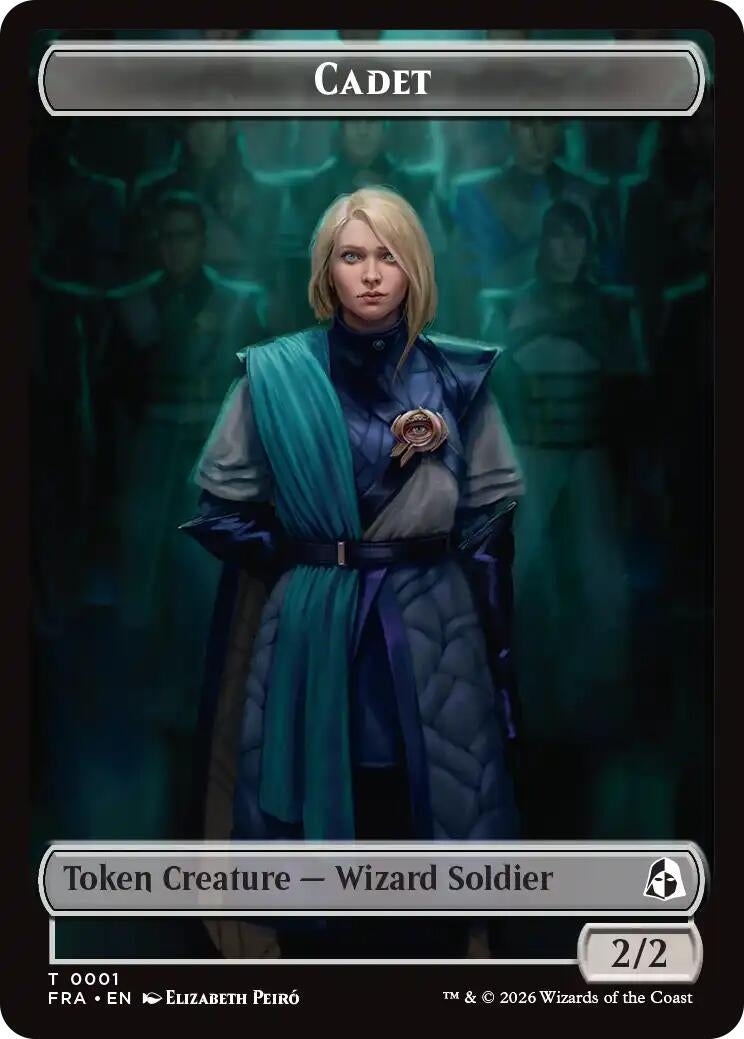 Image for Cadet // Beast Double-Sided Token (Reality Fracture) (FRA) - Magic: The Gathering