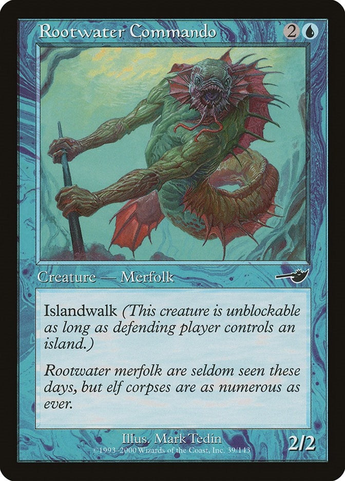 Image for Rootwater Commando (39) (Nemesis) - Magic: The Gathering