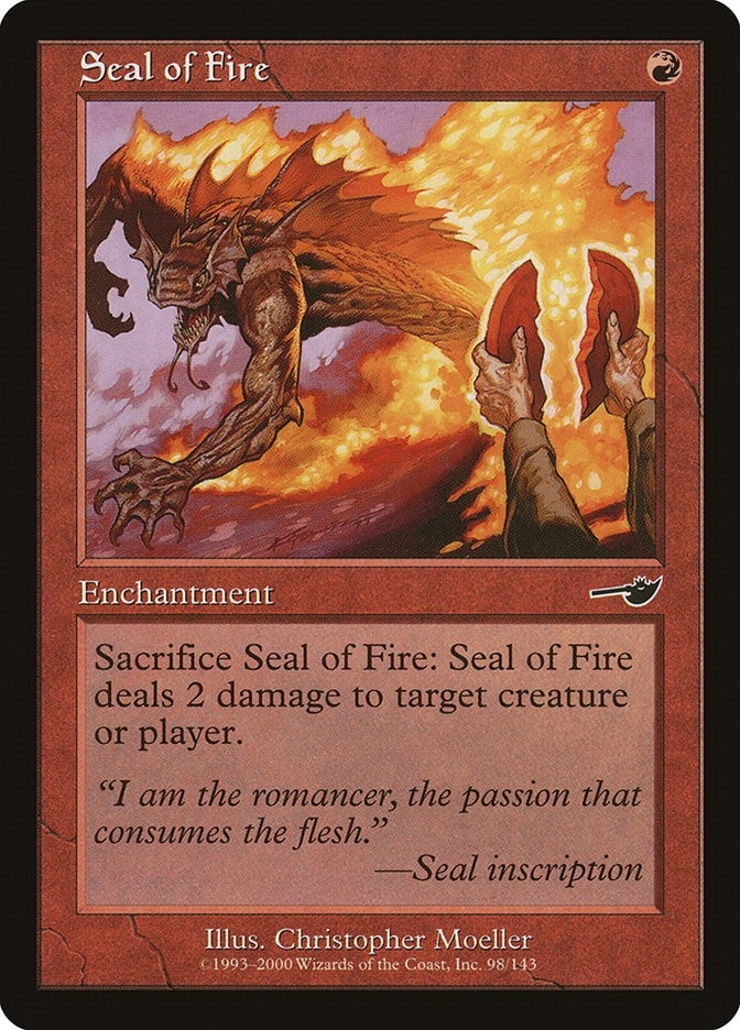 Image for Seal of Fire (98) (Nemesis) - Magic: The Gathering